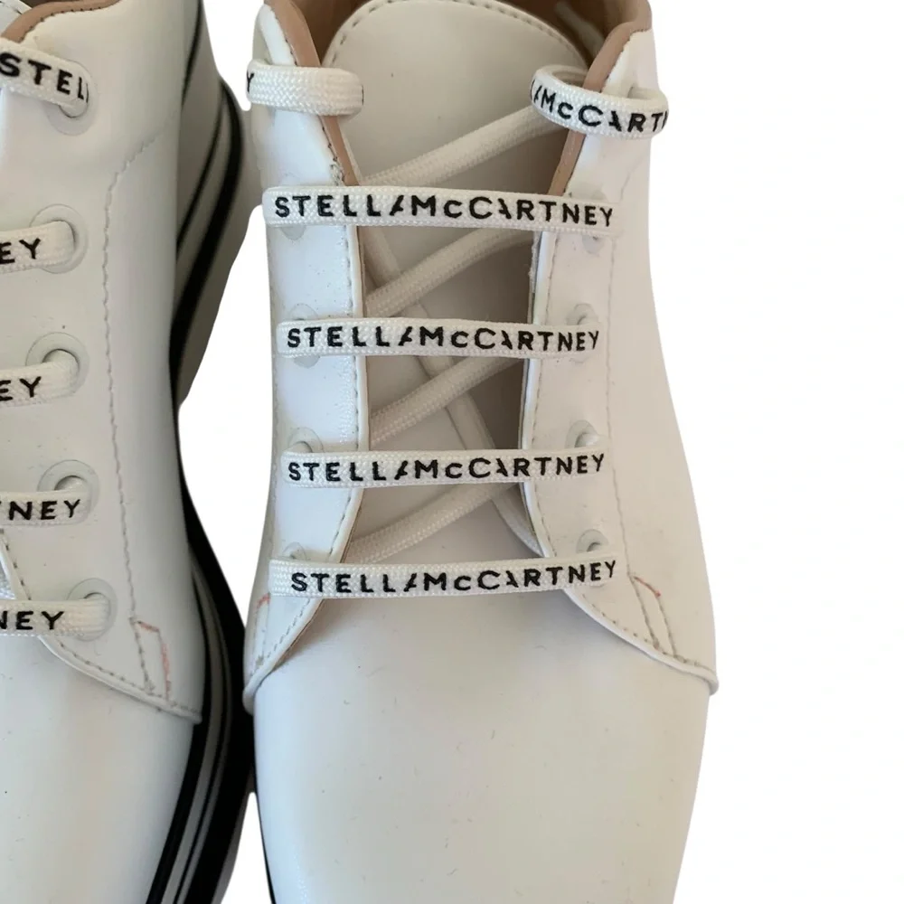 Stella McCartney White “Elyse” Sneakers - Picture 9 of 15